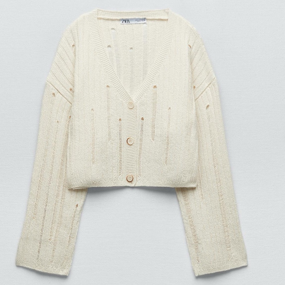 Zara Open Knit Cardigan